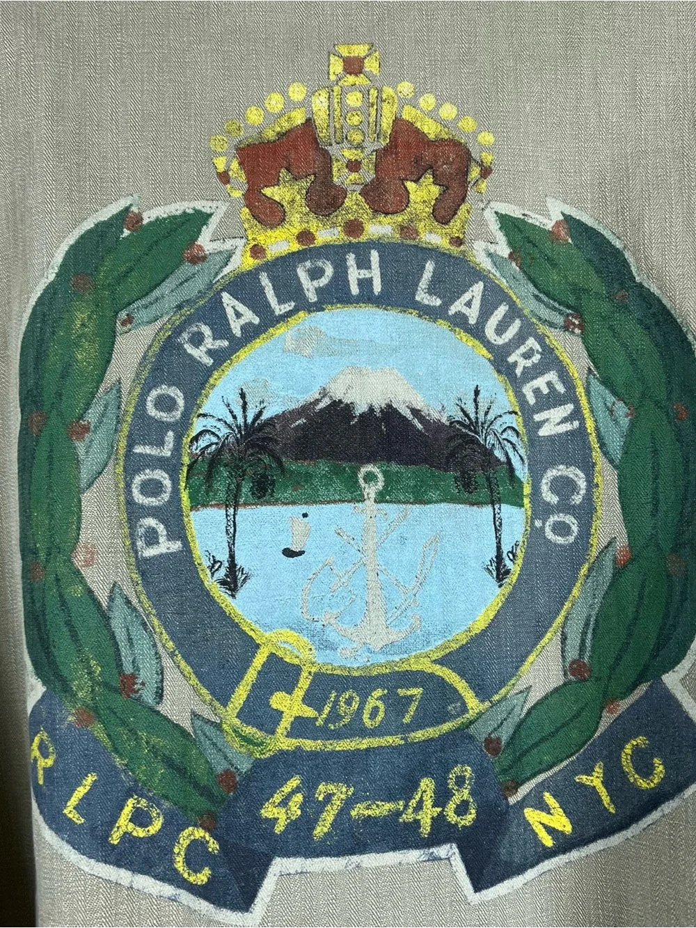 Vintage 90s Polo Ralph Lauren P-44 HBT US ARMY JACKET Mens XL RARE Crest
